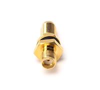 YTtkku SMA Female RF Connector Straight Coaxial Converter Adapter Panel Mount O-Ri Plug Adapter Connector Terminal Socket Female Male Cable Solder Parts Wire Butt Screw Interface Digital Disconnect