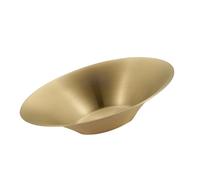 YTtkku Stainless Steel 27Cm Round Fruit Salad Serving Bowl Snacks Modern Korean Home Essential Rustproof Contemporary Salad Bowl Family Gathering