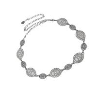 YTtkku Stylish Versatile Metal Waist Chain Ethnic Styles Belt Elegant Party Wear Jewelry Body Accessory for Music Festivals Metal Chain Belt