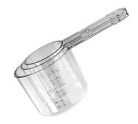 YTtkku Triple Layer Baits Measuring Cup Set Fishing Baits Preparation Cups Set for Easy Cleaning and Long Terms Use Allurement Mixing Cups