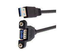 YTtkku USB3.0 Male To Female Adapter Cable Converter Cord Quick Charging Wire Line 5Gbps Data Transmission Speed Efficient Data Cable