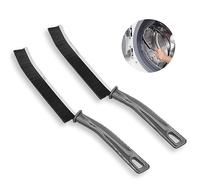 YTUGCG 2 Pcs Crevice Cleaning Brush, Groove Gap Cleaning Brush, Hard Bristle Crevice Cleaning Brush, Groove Cleaning Tool for Bathroom Track Slots, Home Kitchen Small Spaces