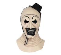 YTUGUNB mask Joker Latex Mask Terrifier Art The Clown Cosplay Masks Horror Full Face Helmet Halloween Costumes Accessory Carnival Party Props
