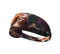 YTUOPWE A snail working out Picture Elastic Exercise Headband Sports Head Tie for Men and Women, Soft, Quick-Dry
