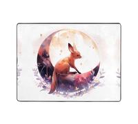 YTUOPWE Anti-slip floor mat carpet 63x48in Koala on the Moon Picture good water absorption suitable for kitchen, bathroom and living room