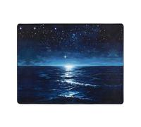 YTUOPWE Anti-slip floor mat carpet 63x48in The sea under the stars Picture good water absorption suitable for kitchen, bathroom and living room