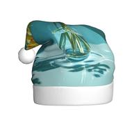 YTUOPWE Beautiful midsummer Picture Christmas Hat for Adult material is soft and lightweight
