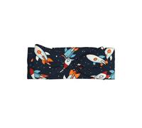 YTUOPWE Cartoon rocket launch direction Picture Baby Bow Headband - Soft, Skin-Friendly, and Stretchy Polyester Headband for Infants 0-6 Months
