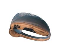 YTUOPWE Cattle on the Prairie Picture Elastic Exercise Headband Sports Head Tie for Men and Women, Soft, Quick-Dry