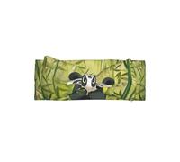 YTUOPWE Cheerful Bamboo Forest Picture Baby Bow Headband - Soft, Skin-Friendly, and Stretchy Polyester Headband for Infants 0-6 Months