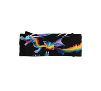 YTUOPWE Colorful flying dragon Picture Baby Bow Headband - Soft, Skin-Friendly, and Stretchy Polyester Headband for Infants 0-6 Months