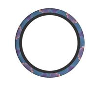 YTUOPWE Colorful Skies Picture Steering Wheel Cover for Women and Men Durable, Non-Slip, Elastic, Easy to Install, for Sedans, SUVs, ATVs, Trucks
