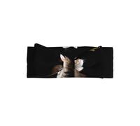 YTUOPWE Curious kitten Picture Baby Bow Headband - Soft, Skin-Friendly, and Stretchy Polyester Headband for Infants 0-6 Months