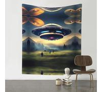 YTUOPWE Decoration Tapestry 60x51in craft landing Picture Soft, Durable, Skin Friendly, Lightweight Wall Hanging for Indoor & Outdoor Use