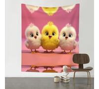 YTUOPWE Decoration Tapestry 60x51in Dumb Chick Picture Soft, Durable, Skin Friendly, Lightweight Wall Hanging for Indoor & Outdoor Use