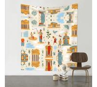 YTUOPWE Decoration Tapestry 60x51in Egyptian architecture Picture Soft, Durable, Skin Friendly, Lightweight Wall Hanging for Indoor & Outdoor Use