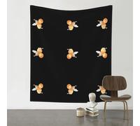 YTUOPWE Decoration Tapestry 60x51in Little bee eating honey Picture Soft, Durable, Skin Friendly, Lightweight Wall Hanging for Indoor & Outdoor Use