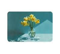 YTUOPWE Doormat floor mat 16x24in Beautiful midsummer Picture water-absorbent Anti-slip, for front doors, entrances, and bathrooms
