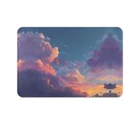 YTUOPWE Doormat floor mat 16x24in Colorful Skies Picture water-absorbent Anti-slip, for front doors, entrances, and bathrooms