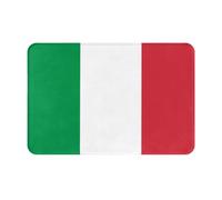 YTUOPWE Doormat floor mat 16x24in Italian flag Picture water-absorbent Anti-slip, for front doors, entrances, and bathrooms