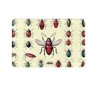 YTUOPWE Doormat floor mat 16x24in Weird bugs Picture water-absorbent Anti-slip, for front doors, entrances, and bathrooms