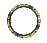 YTUOPWE Dumb parrot. Picture Steering Wheel Cover for Women and Men Durable, Non-Slip, Elastic, Easy to Install, for Sedans, SUVs, ATVs, Trucks