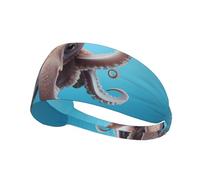YTUOPWE Dumbo the Octopus Picture Elastic Exercise Headband Sports Head Tie for Men and Women, Soft, Quick-Dry