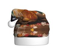 YTUOPWE eggshell coloring Picture Christmas Hat for Adult material is soft and lightweight