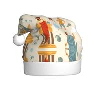 YTUOPWE Egyptian architecture Picture Christmas Hat for Adult material is soft and lightweight
