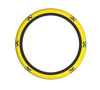 YTUOPWE Flag of Ecuador Picture Steering Wheel Cover for Women and Men Durable, Non-Slip, Elastic, Easy to Install, for Sedans, SUVs, ATVs, Trucks