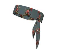 YTUOPWE Flowers on the ship's anchor Picture Sports Head Tie Headband for Men and Women, Soft & Breathable Moisture Wicking Athletic
