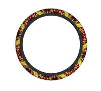 YTUOPWE Fresh chestnuts Picture Steering Wheel Cover for Women and Men Durable, Non-Slip, Elastic, Easy to Install, for Sedans, SUVs, ATVs, Trucks