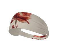 YTUOPWE Fresh Firebird Picture Elastic Exercise Headband Sports Head Tie for Men and Women, Soft, Quick-Dry