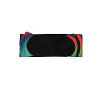 YTUOPWE Fusion of three-color swirls Picture Baby Bow Headband - Soft, Skin-Friendly, and Stretchy Polyester Headband for Infants 0-6 Months
