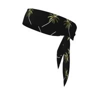 YTUOPWE Hainan Coconut Tree Picture Sports Head Tie Headband for Men and Women, Soft & Breathable Moisture Wicking Athletic