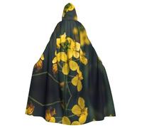 YTUOPWE Halloween adult hooded cape Independence oleander Picture comfortable and soft with large brim suitable for dances parties and gatheringss