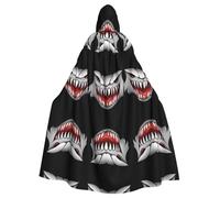 YTUOPWE Halloween adult hooded cape Mutational evil spirit Picture comfortable and soft with large brim suitable for dances parties and gatheringss