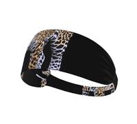 YTUOPWE Jaguar Picture Elastic Exercise Headband Sports Head Tie for Men and Women, Soft, Quick-Dry