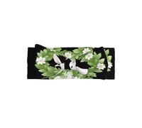 YTUOPWE Jasmine White Rabbit Picture Baby Bow Headband - Soft, Skin-Friendly, and Stretchy Polyester Headband for Infants 0-6 Months