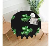 YTUOPWE Let hope fly Pattern Round Decorative Tablecloth 60 in for Indoor and Outdoor Dining, Parties, Weddings