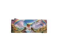 YTUOPWE Little World Under the Rainbow Picture Baby Bow Headband - Soft, Skin-Friendly, and Stretchy Polyester Headband for Infants 0-6 Months