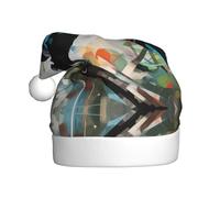YTUOPWE Magpie Graffiti Picture Christmas Hat for Adult material is soft and lightweight