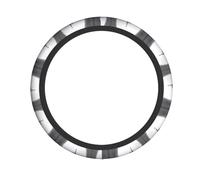 YTUOPWE Moon Pine Tree Picture Steering Wheel Cover for Women and Men Durable, Non-Slip, Elastic, Easy to Install, for Sedans, SUVs, ATVs, Trucks
