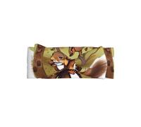 YTUOPWE Nut-eating squirrel Picture Baby Bow Headband - Soft, Skin-Friendly, and Stretchy Polyester Headband for Infants 0-6 Months