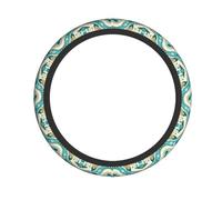 YTUOPWE Old street buildings Picture Steering Wheel Cover for Women and Men Durable, Non-Slip, Elastic, Easy to Install, for Sedans, SUVs, ATVs, Trucks