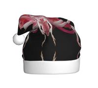 YTUOPWE Orchid Praying Mantis Picture Christmas Hat for Adult material is soft and lightweight