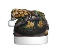 YTUOPWE Owl on the stone Picture Christmas Hat for Adult material is soft and lightweight