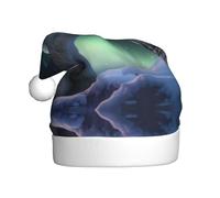 YTUOPWE Polar bear in the snow Picture Christmas Hat for Adult material is soft and lightweight