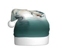 YTUOPWE Quiet Landscape Picture Christmas Hat for Adult material is soft and lightweight