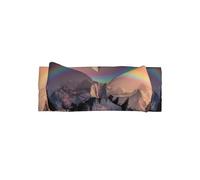 YTUOPWE Rainbow behind the mountains Picture Baby Bow Headband - Soft, Skin-Friendly, and Stretchy Polyester Headband for Infants 0-6 Months